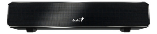 Parlante Genius SoundBar 100 USB, Portátil, Color Negro, 6W RMS