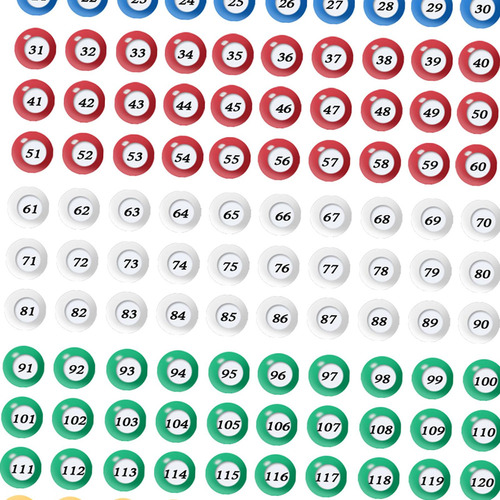 150 Bolas De Bingo, Bolas De Rifa, Números Del 1 Al 150,