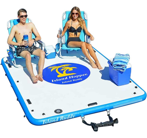 Island Hopper Island Buddy - Plataforma Inflable De Agua Pa.