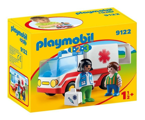 Imagen 1 de 5 de Playmobil 123, Ambulancia- Stickers