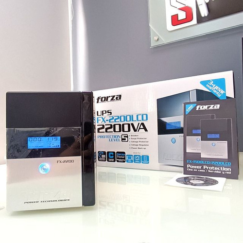 Ups Forza Fx-2200lcd-u, 2200va, 1200w, 8 Tomas De Salida