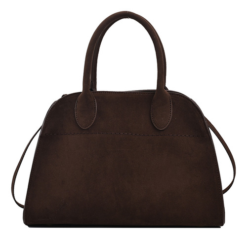 Bolso Casual De Gamuza De Color Liso Para Mujer Chic Hob