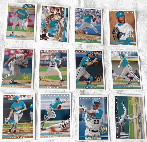 12 Tarjetas Upper Deck Baseball Mlb 1993 Florida Marlins