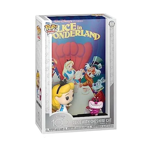 Funko Pop! Movie Poster: Alice With Cheshire Cat Alice In