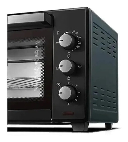 Imagen 2 de 2 de Horno Electrico Yelmo 70 Litros Doble Anafe 2 Anafes Yl70acn