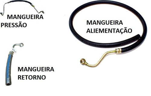 Kit Mangueira Direção Hidráulica Del-rey Pampa Motor Ap