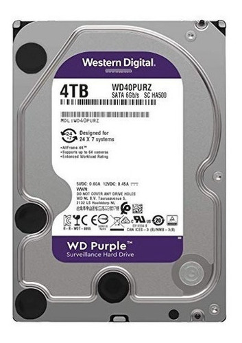 Disco Duro Interno 4tb Western Digital Purple 