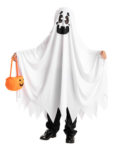 Disfraz De Fantasma Y Amistoso Para Nio Halloween Truco O