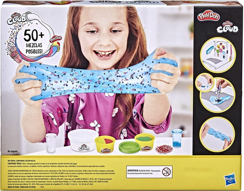 Imagen 8 de 10 de Play Doh Mixing Studio Cloud Slime Masa Para Moldear F1527