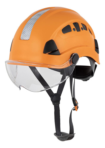 Casco Protector H1-ch Con Visera De Estándar Ansi Z89.1.