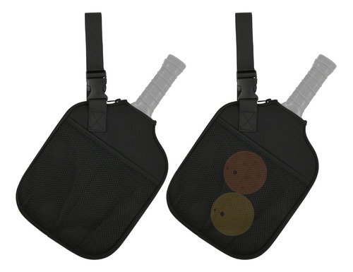 Cosmo 2 Pieza Neopreno Para Palo Pickleball Funda Bola Bolsa