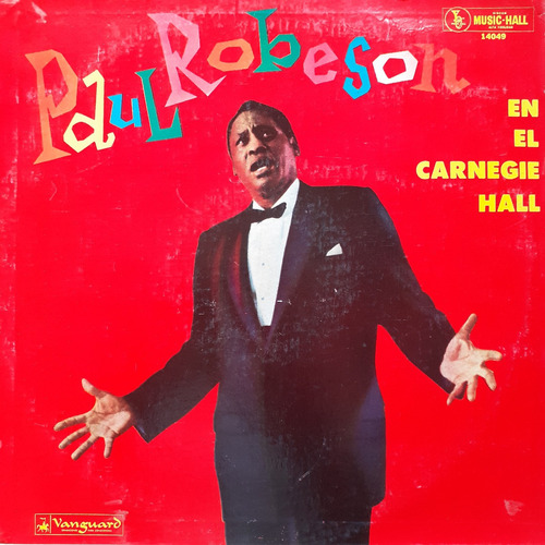 Vinilo Paul Robeson (en El Carnegie Hall)