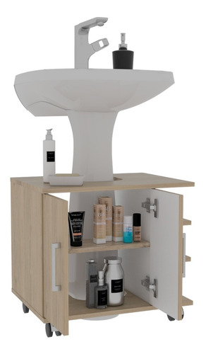 Combo Reflekta 47 Mueble Lavamanos Bath 300 + Espejo Napoli