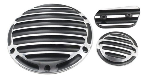 Tapa Sincronizacion Embrague Para Harley Negro Cromado