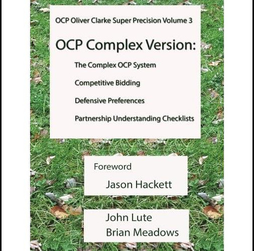 Libro: Ocp System Oliver Clarke Super Precision Volume 3: Co