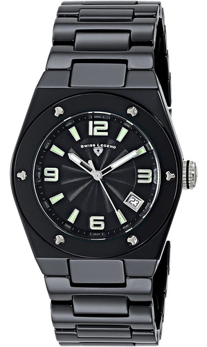 Reloj Mujer Swiss Le 10054-bkbt Cuarzo Pulso Negro Just Watc