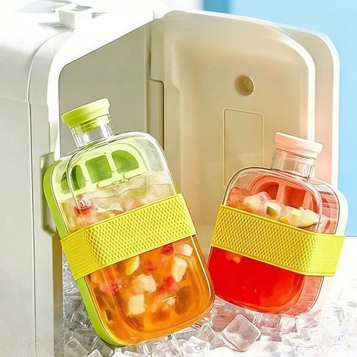 Moldes Reutilizables Para Cubitos De Hielo De 2 Piezas