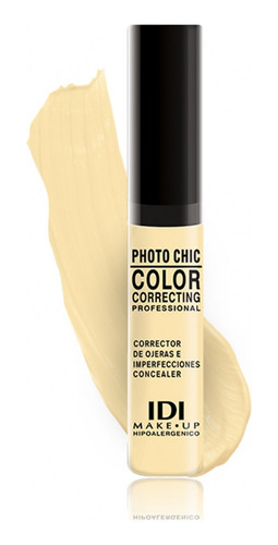 Idi Make Up Corrector De Ojeras Photo Chic Color Tono 02 Yellow