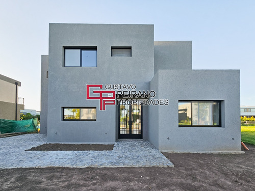 Casa A Estrenar En Barrio Cerrado Ceibos, Puertos Del Lago. Escobar.