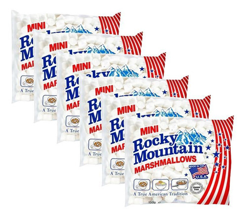 6 Mini Marshmallows Rocky Mountain 150g - Sabores