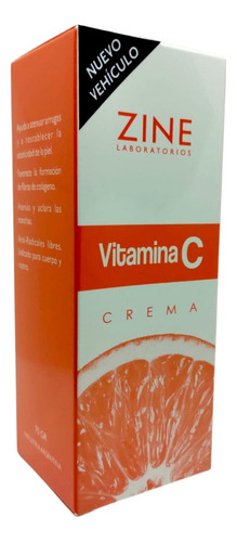 Crema Vitamina C Rostro Antimanchas Elasticidad 70g Zine Momento De Aplicación Día/noche Tipo De Piel Todo Tipo De Piel