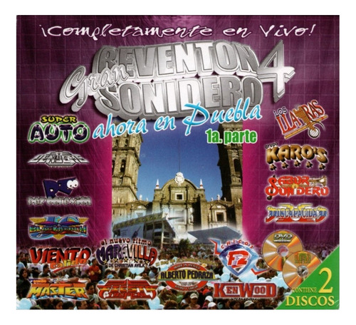 Gran Reventón Sonidero 4 Ahora En Puebla 1a. Parte Cd + Dvd