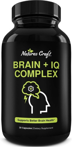 Suplemento en cápsula Natures Craft Store  Suplemento de memoria BRAIN + IQ COMPLEX rhodiola