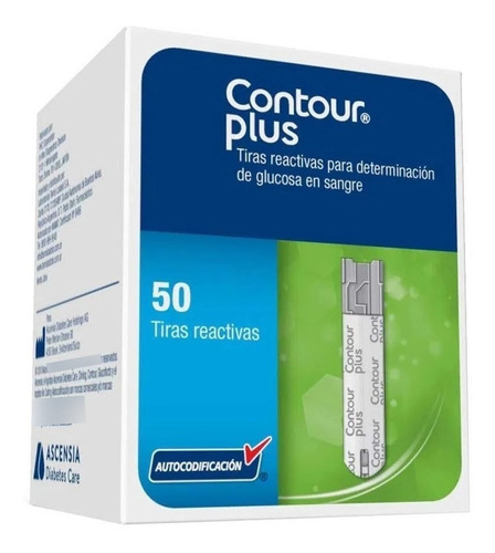 Tiras Reactivas Contour Plus X 50 Unidades