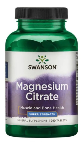 Swanson Magnesium Citrate Super Strength 112.5 mg 240 Tabs