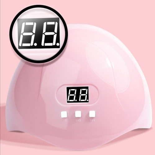 Lámpara Para Uñas 54w Led Uv Digital Display Temporizador