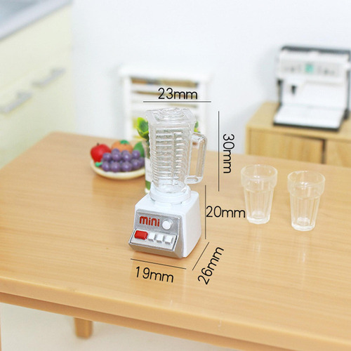 * Mini Exprimidor De Casa De Muñecas A Escala 1/12 En
