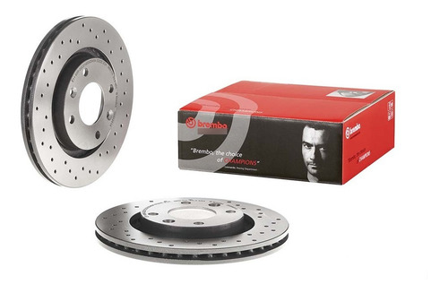 Discos Brembo Xtra Peugeot 2008 1.2 Thp 2016 A 2019 Del Par