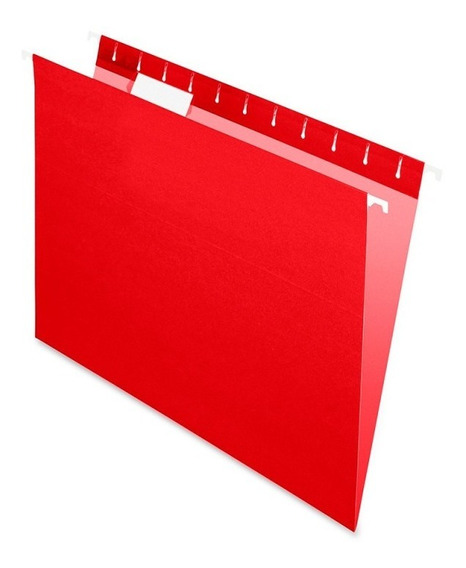 Carpeta Colgante Nepaco Oficio X 25 Unidades Color Rojo | Envío gratis