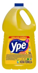 Galão de 5 litros de detergente Ypê neutro