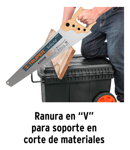Caja Para Herramientas 23 Con Ruedas Chp-23r Truper