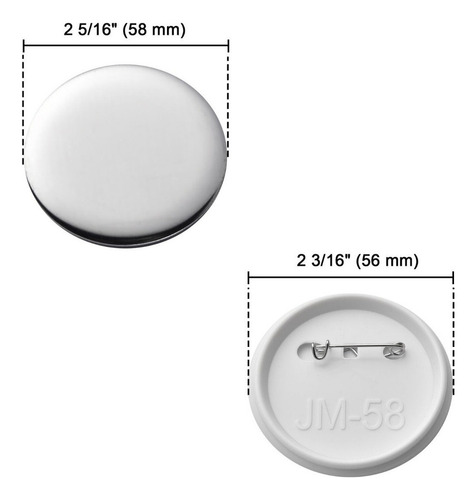 Nihay Fotoboton 58 Mm 100 Pin Herrajes