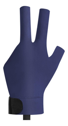 Guante De Billar Para La Mano Azul Negro Izquierdo S