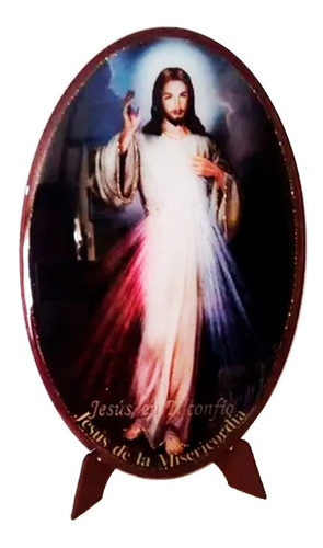 Retablo Jesús Misericordioso, Resina - Madera 