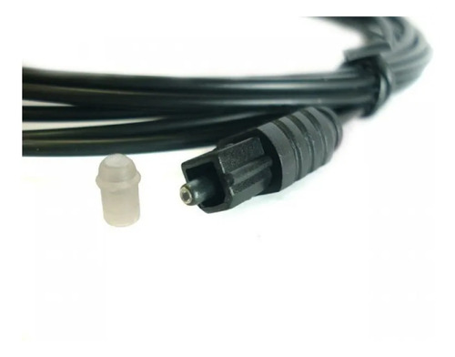 Imagem 2 de 4 de Cabo Audio Optico Digital Toslink 2 Metros