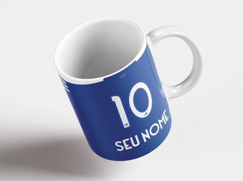 Caneca Cruzeiro Times Brasil Personalizada Nome E Numero