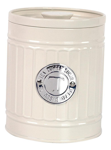 Organizador De Té Coffee Beans Keeper Jar Camiseta Blanca