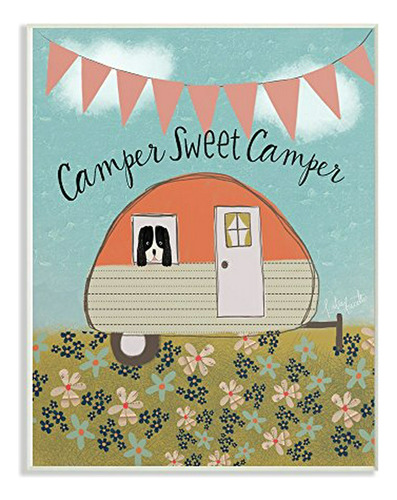 The Stupell Home Decor Collection Sweet Camper Country Illus