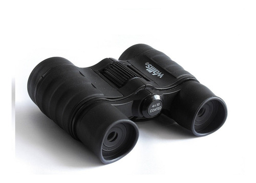 Binocular Wallis Kids Tipo Tejado 4 X 30 Mm Color Negro