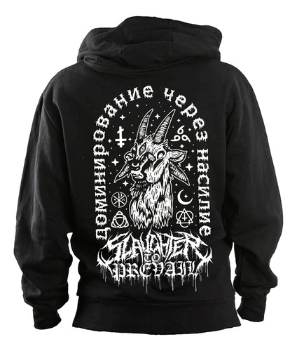 Sudadera Cierre Slaughter To Prevail Goat,death,metal,core.