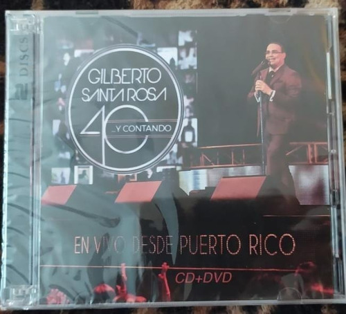 Gilberto Santarosa 40 Y Contando  Cd Mas Dvd