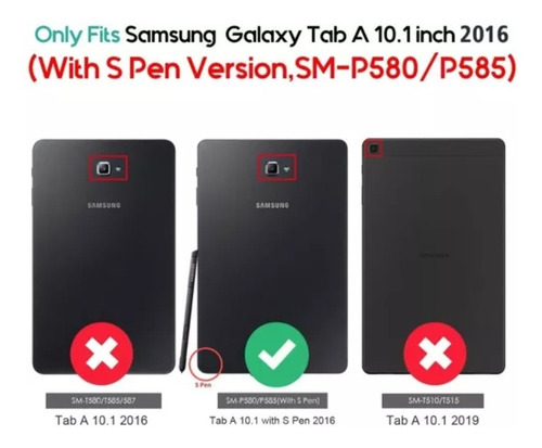 Protector Uso Rudo Goma Samsung Galaxy Tab A6 10.1 P580 P585