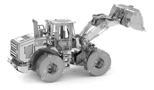 El Rompecabezas 3d Metal Tractor Bulldozer Cat Puzzle Diy R