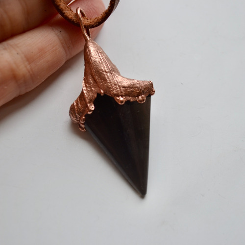 Colgante Flecha De Obsidiana, Piedra Negra, Amuleto, Cod1