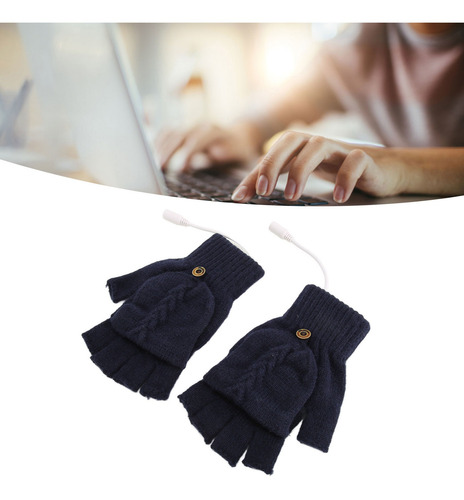Guantes Térmicos Para Computadora, Calentador Usb, Abatible,