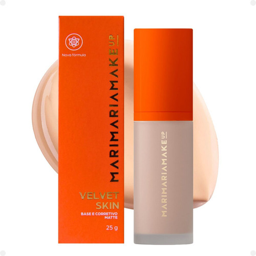 Velvet Skin Bege Claro 1 Mari Maria - Base E Corretivo Matte